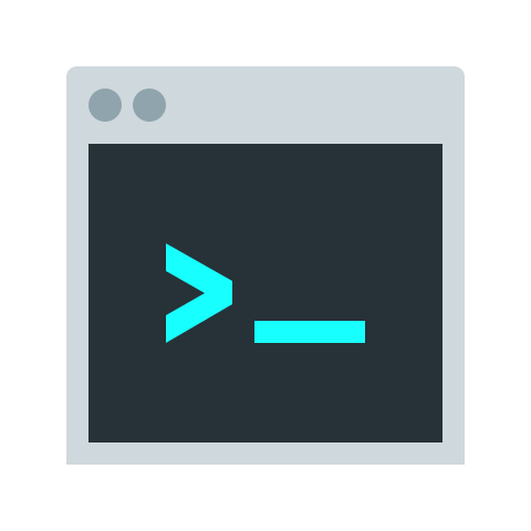 Terminal console icon