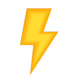 Lightning bolt icon