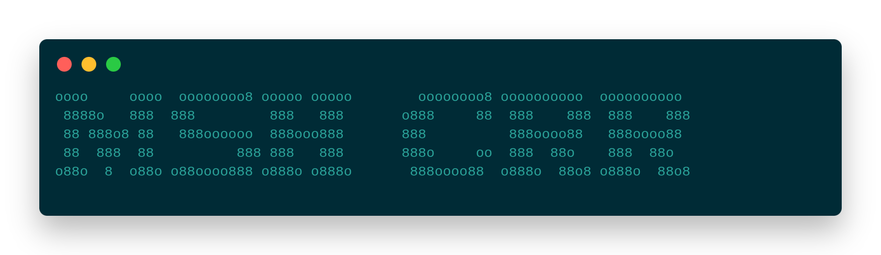 Msh CRR ASCII Logo